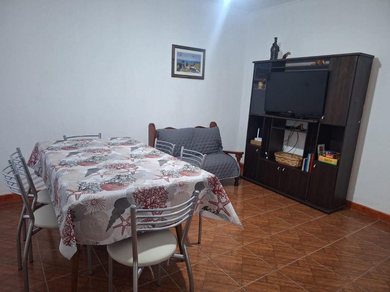 ALQUILER TEMPORAL DEPARTAMENTO 3 AMBIENTES ZONA POMPEYA. HASTA 5 PERSONAS.